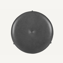 1x1BassamFellows CB-260 Circular Stool Gunmetal and Grade A Anthracite leather_bird's eye.webp