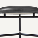 1x1BassamFellows CB-260 Circular Stool Gunmetal and Grade A leather Anthracite.webp